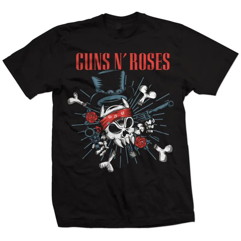 Guns 'N' Roses - skull T-Shirt - AllBestShirts
