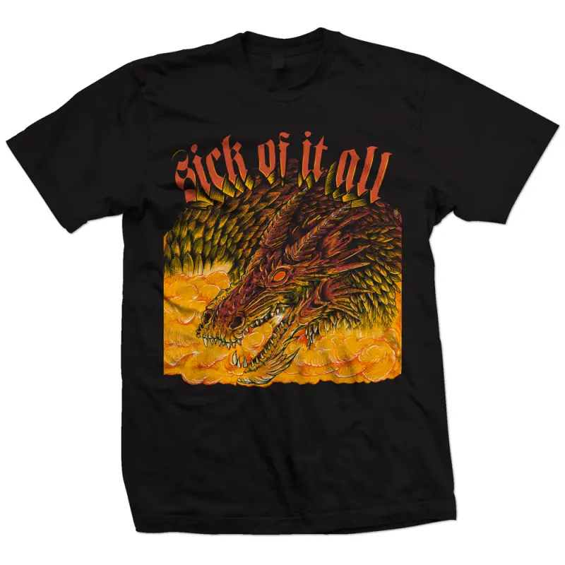 Sick of it all - dragon T-Shirt - AllBestShirts