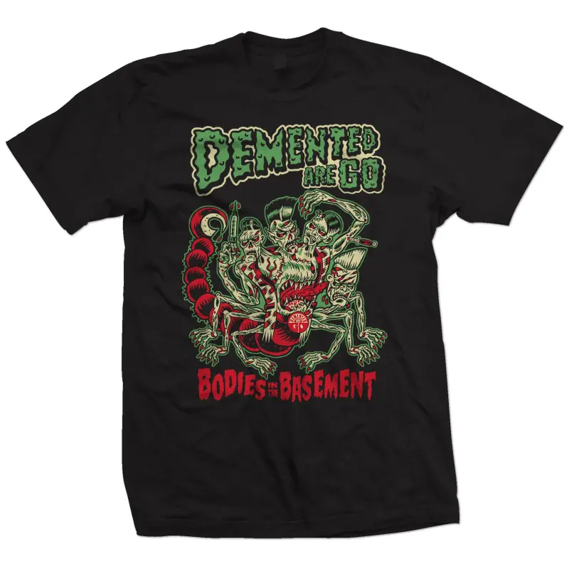 Demented Are go - Bodies in the Basement T-Shirt - AllBestShirts