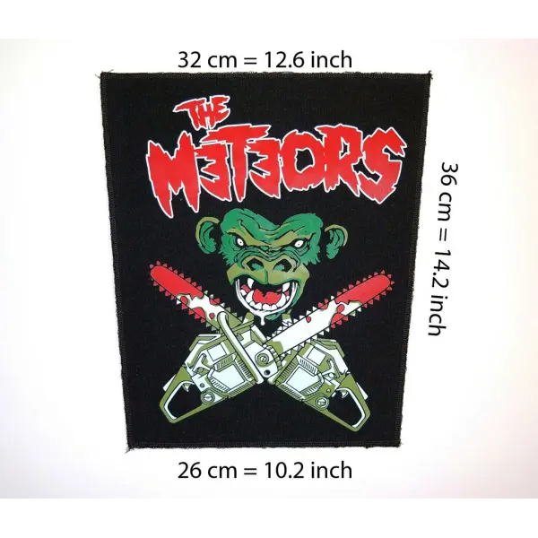 The Meteors This Evil Things Psychobilly Back Patch