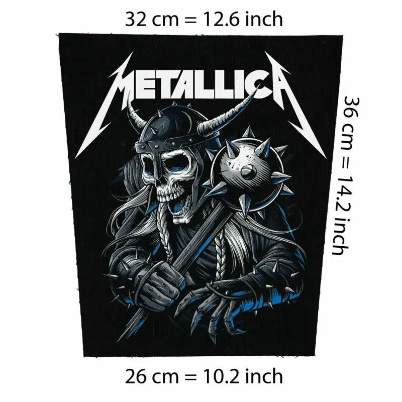 Metallica Backpatch anthrax thrash metal Megadeth Slayer Sepultura Infectious