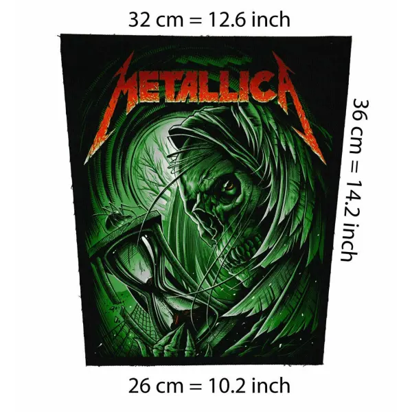 Metallica Metal Music Back Patch