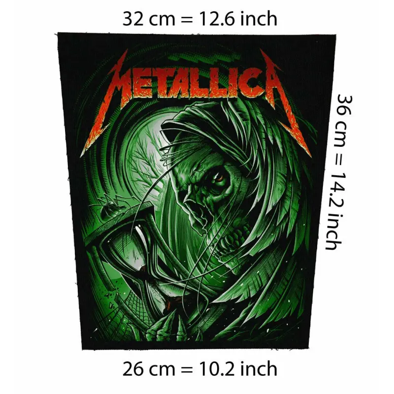 Metallica Metal Music Back Patch