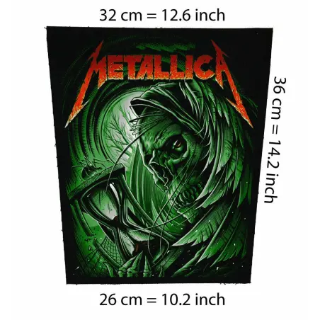 Metallica Metal Music Back Patch