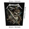 Back patch Metallica Viking sword Big back patch Motorhead,Guns n Roses,Exsodus,Overkill,AC/DC 100% Canvas