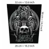 Amon Amarth 2 Big Back Patch metal death vikings extreme melodic Eternal Oath