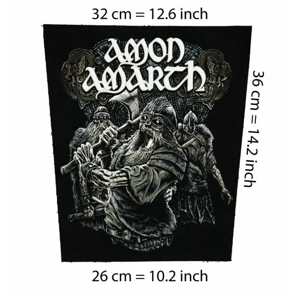 Amon Amarth Vikings Big back patch Motorhead,death metal,Carcass,Eternal Oath,Th