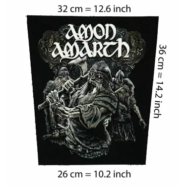 Amon Amarth Vikings Big back patch Motorhead,death metal,Carcass,Eternal Oath,Th