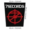 7 Seconds Logo Back Patch - Punk Rock Music
