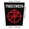 Back patch 7 SECONDS logo Backpatch pma Sick of it all NYHC Agnostic Front Madball judge HC punk 100% Canvas BackPatch, Custom P