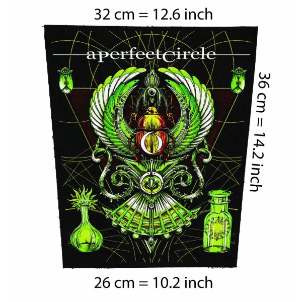 Back patch A Perfect Circle Big Back patch Smashing Pumpkin back patch 100% Canvas