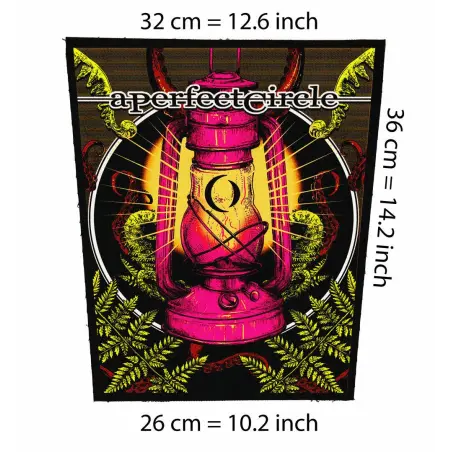 Back patch A Perfect Circle lamp Big Back patch Stone Temple Pilots,Smashing Pumpkins back patch 100% Canvas