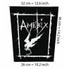 Back patch Amebix Backpatch crust d-beat punk aus rotten doom chaos uk disrupt ENT anti soc 100% Canvas