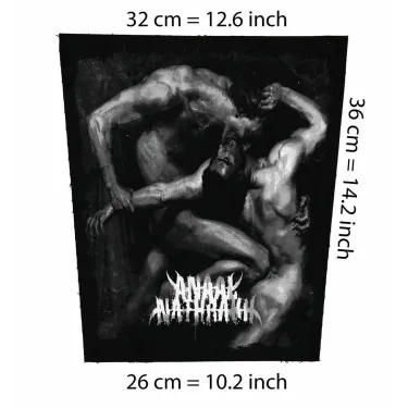Back patch Anaal Nathrakh Back patch black metal,death,Cradle of filth,Blindead,Deicide,Imm,back patch 100% Canvas