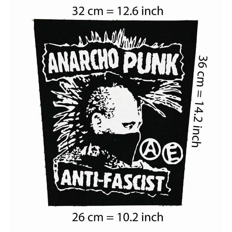 Back patch Anarcho Punk Big Back patch Dead Kennedys,CRASS,Amebix,Antisect,Anti-System,DOA,back patch 100% Canvas