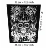 Back patch Black Sabbath 2 Big Backpatch Deep Purple,Rainbow,Dio,Blue Murder,Heaven & Hell,Back patch 100% Canvas