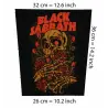 Back patch Black Sabbath Big Backpatch Deep Purple,Rainbow,Dio,Blue Murder,Heaven & Hell,Back patch 100% Canvas