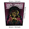 Back patch Black Sabbath Earth Big backpatch Led Zepellin,Pink Floyd,Motley crue,Poison,Back patch 100% Canvas