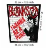 Back patch Blanks 77 Big Back patch Canvas,punk,The Casualties,AFI,HorrorPops,Murphy's Law,Back patch 100% Canvas