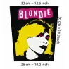 Back patch Blondie Big Back patch punk rock Ramones The Clash Buzzcocks Iggy Pop Dead Boys,Back patch 100% Canvas