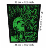 Back patch Chaos UK Big Back patch crust punk,The Casualties,Napalm Death,Extreme Noise Ter,Back patch 100% Canvas