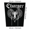 Back patch Charger Big Back patch punk rock speed Motorhead Iron Maiden Rancid Matt Freeman,Back patch 100% Canvas