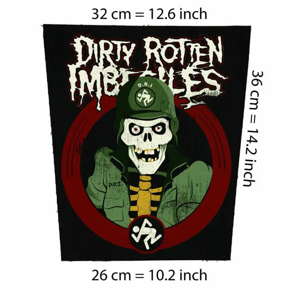 Back patch D.R.I Back patch SOD MOD thrash Hardcore slayer suicidal tendencies Dirty Rotten,Back patch 100% Canvas