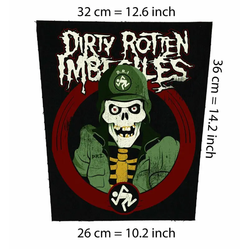 Back patch D.R.I Back patch SOD MOD thrash Hardcore slayer suicidal tendencies Dirty Rotten,Back patch 100% Canvas