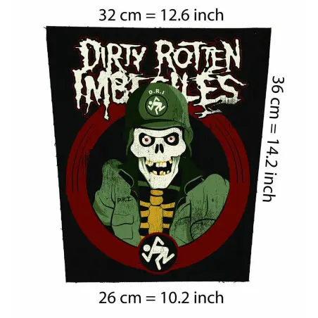 Back patch D.R.I Back patch SOD MOD thrash Hardcore slayer suicidal tendencies Dirty Rotten,Back patch 100% Canvas