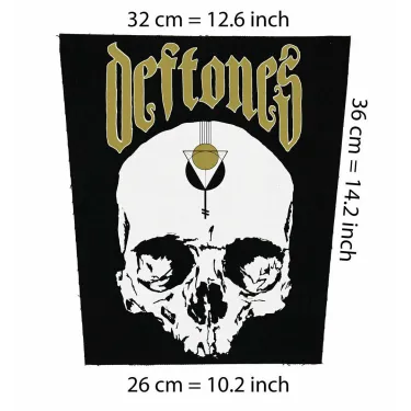 Back patch Deftones Back patch Lamb of God,Cro-Mags,Bad Brains,Meshuggah,Soulfly,alternativ,Back patch 100% Canvas