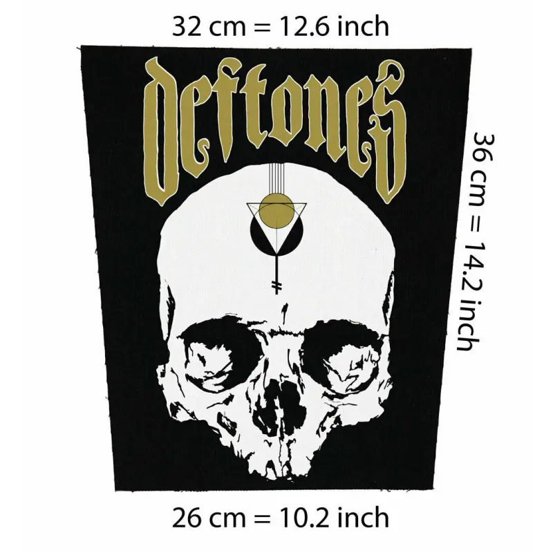 Back patch Deftones Back patch Lamb of God,Cro-Mags,Bad Brains,Meshuggah,Soulfly,alternativ,Back patch 100% Canvas