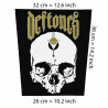 Back patch Deftones Back patch Lamb of God,Cro-Mags,Bad Brains,Meshuggah,Soulfly,alternativ,Back patch 100% Canvas