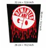 Back patch Demented Are go Psychobilly Big Back patch The Meteors Koffin Kats Mad Sin OTMAP,Back patch 100% Canvas