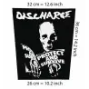 Back patch Discharge 3 Backpatch punk Exploited Sex Pistols CRASS UK Subs Chaos UK Disorder,Back patch 100% Canvas