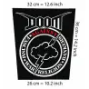 Back patch Doom against Back patch crust d-beat punk aus rotten chaos uk disrupt amebix,Back patch 100% Canvas