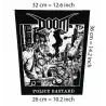 Back patch Doom police bastard Back patch crust d-beat punk aus rotten disrupt amebix ent,Back patch 100% Canvas