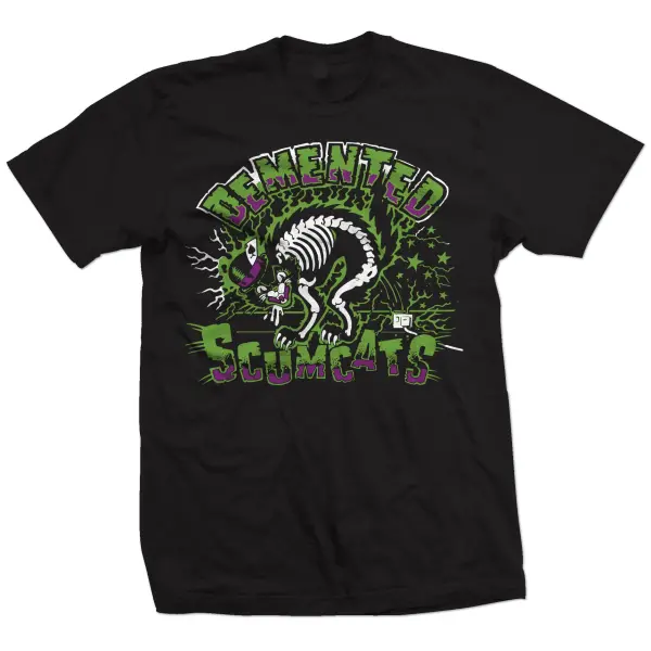 Demented Scumcats T-Shirt - AllBestShirts