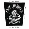 Back patch Evil Conduct Back patch skinhead streetpunk Discipline Cock Sparrer 4 skins Oi,Back patch 100% Canvas