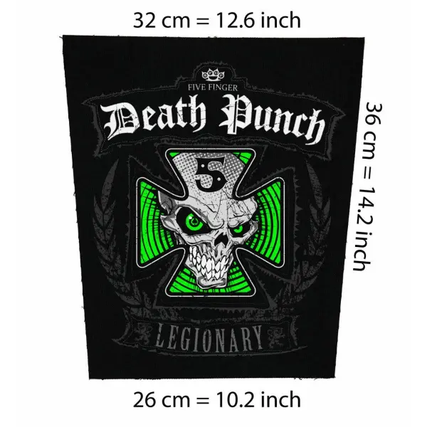 Back patch Five Finger Death Punch Legionary,Big back patch Chimaira,Carnage, All That Rema,Back patch 100% Canvas
