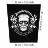 Back patch Frankenstein Backpatch MadSin Demented Are go Psychobilly Hillbilly Moon explosi,Back patch 100% Canvas