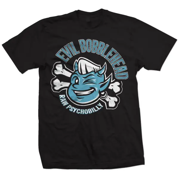 Evil Bobblehead - Raw Psychobilly T-Shirt - AllBestShirts