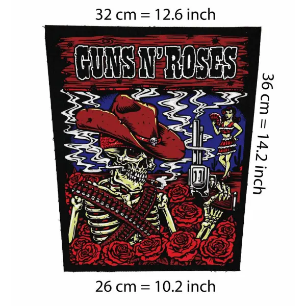 Guns n' Roses Hard Rock Back Patch for Sale