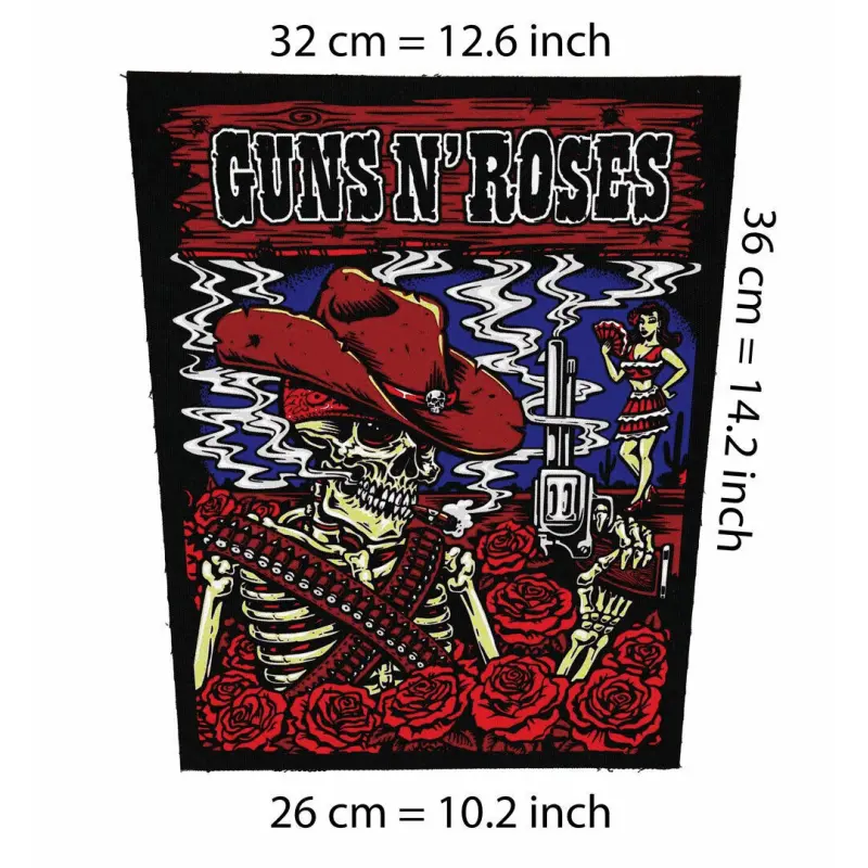 Guns n' Roses Hard Rock Back Patch for Sale