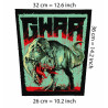 Back patch GWAR Big Back patch metal crossover Green Jelly Hagfish Rise Against Dinosaur,Back patch 100% Canvas