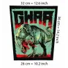 Back patch GWAR Big Back patch metal crossover Green Jelly Hagfish Rise Against Dinosaur,Back patch 100% Canvas