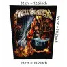 Back patch Helloween Big back patch Blind Guardian,Sabaton,DragonForce,Grave Digger,Rage,Ru,Back patch 100% Canvas