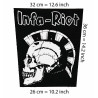 Back patch Infa Riot Big Backpatch Canvas,oi punk,Angelic Upstarts,Cock Sparrer,4 Skins,The,Back patch 100% Canvas