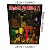 Back patch Iron Maiden Bring your daughter Big backpatch Motorhead,Guns n Roses,Metallica,Back patch 100% Canvas