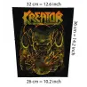 Back patch Kreator 5 Big back patch slayer,venom,testament,megadeath,sodom,Destruction,Coro,Back patch 100% Canvas
