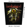 Back patch Lamb of God skull Backpatch Canvas,Slayer,Metallica,Stone Sour,Limp Bizkit,Downs,Back patch 100% Canvas